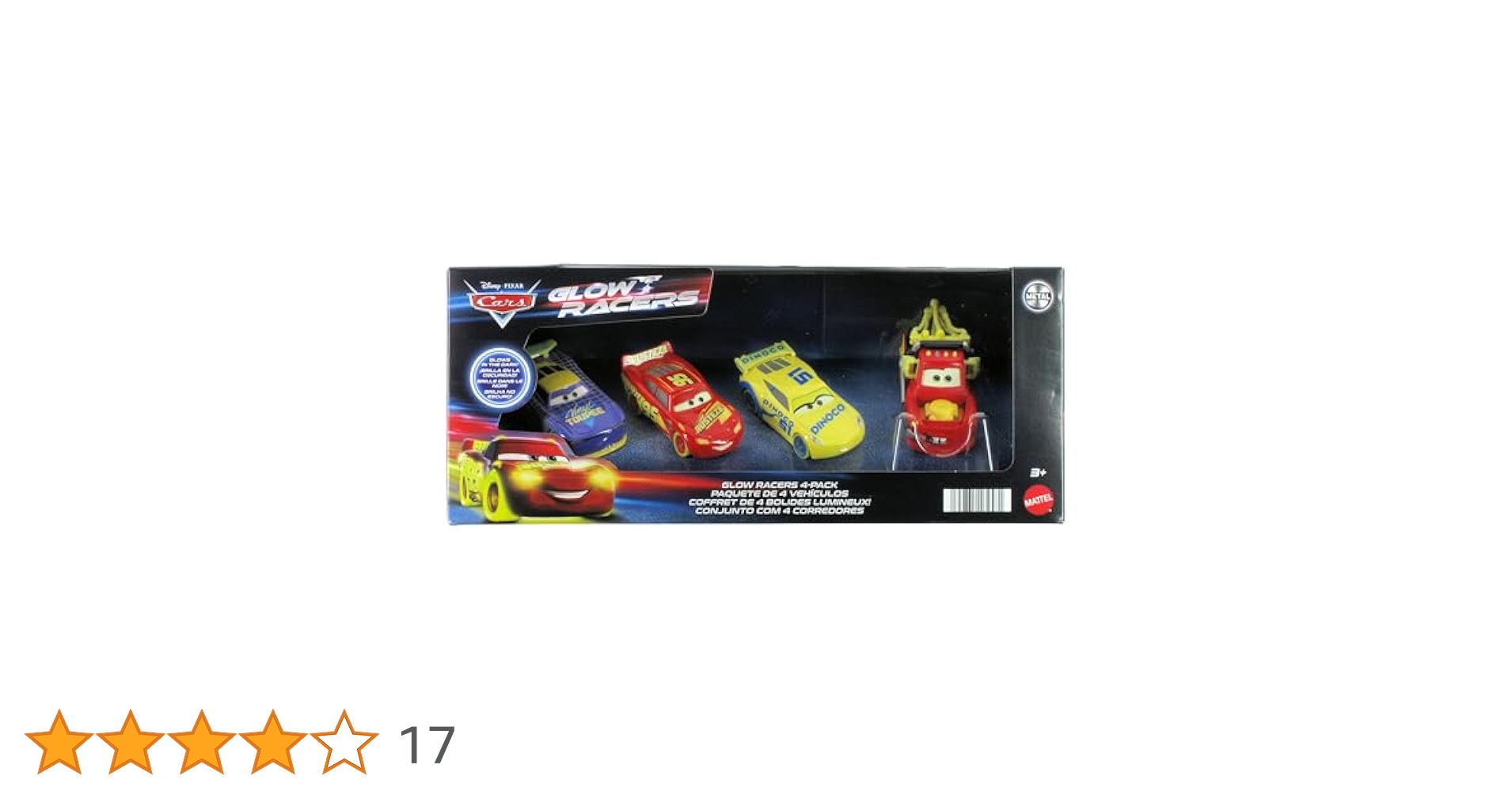 Amazon.co.jp: ディズニー カーズ グローレーサー 4個パック